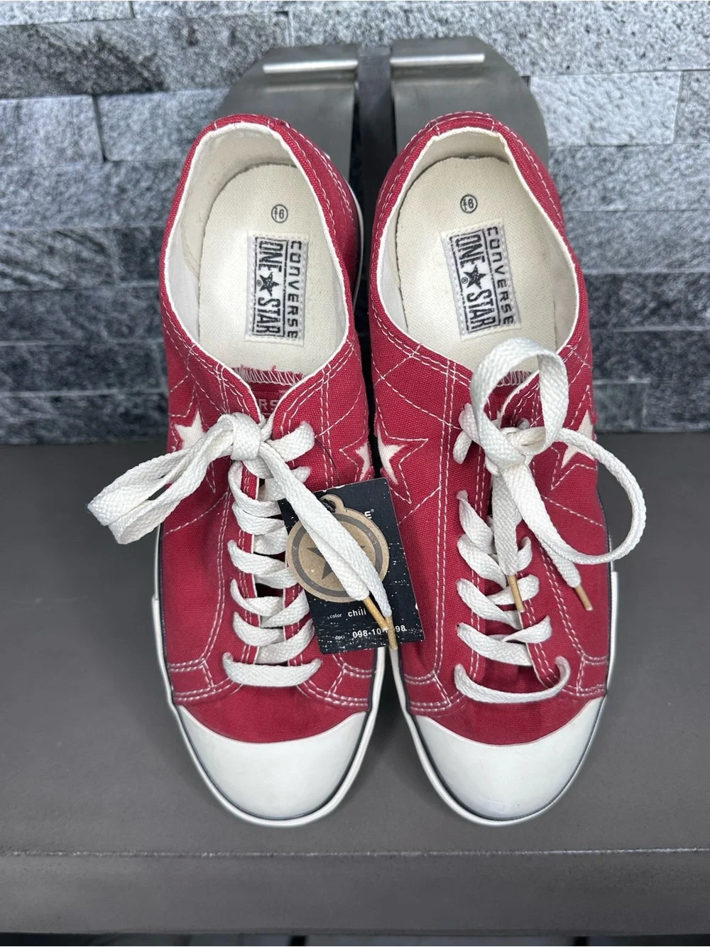 Converse One Star DX Oxfords Chili - NEW - M9.5/W11.5